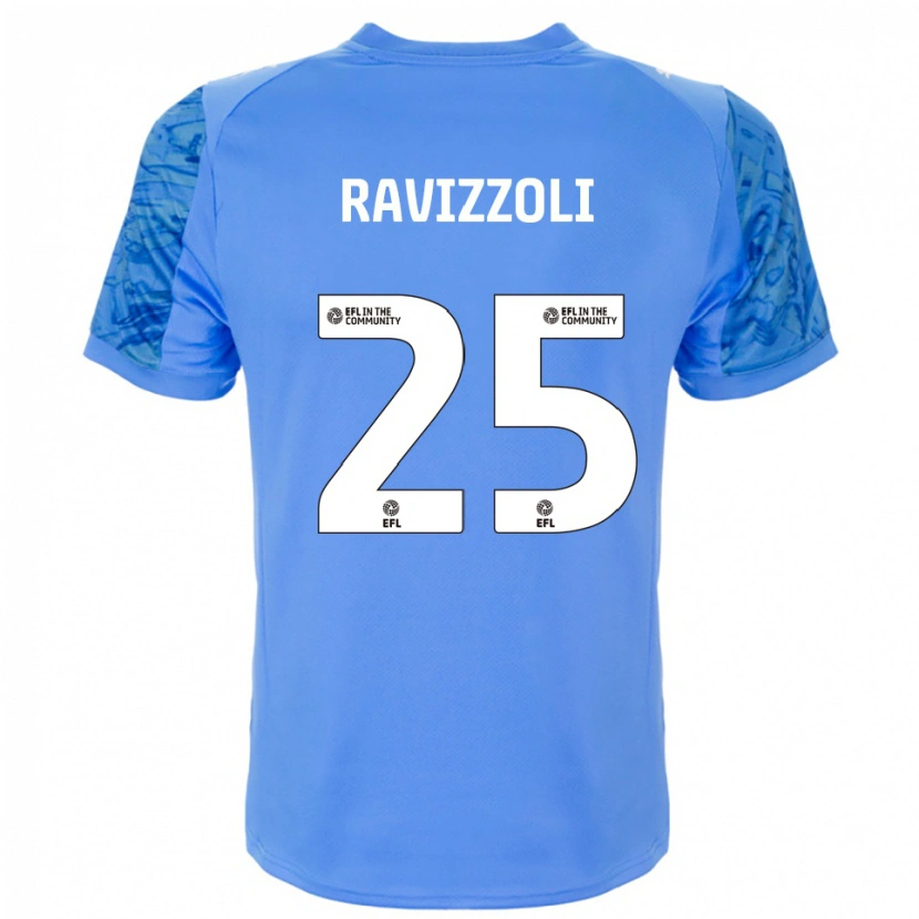 Danxen Dzieci Franco Ravizzoli #25 Błękit Cyjana Koszulka Bramkarska 2025/26