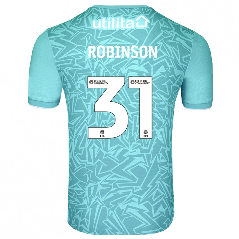 Danxen Dzieci Leah Robinson #31 Jasny Błękit Koszulka Bramkarska 2025/26
