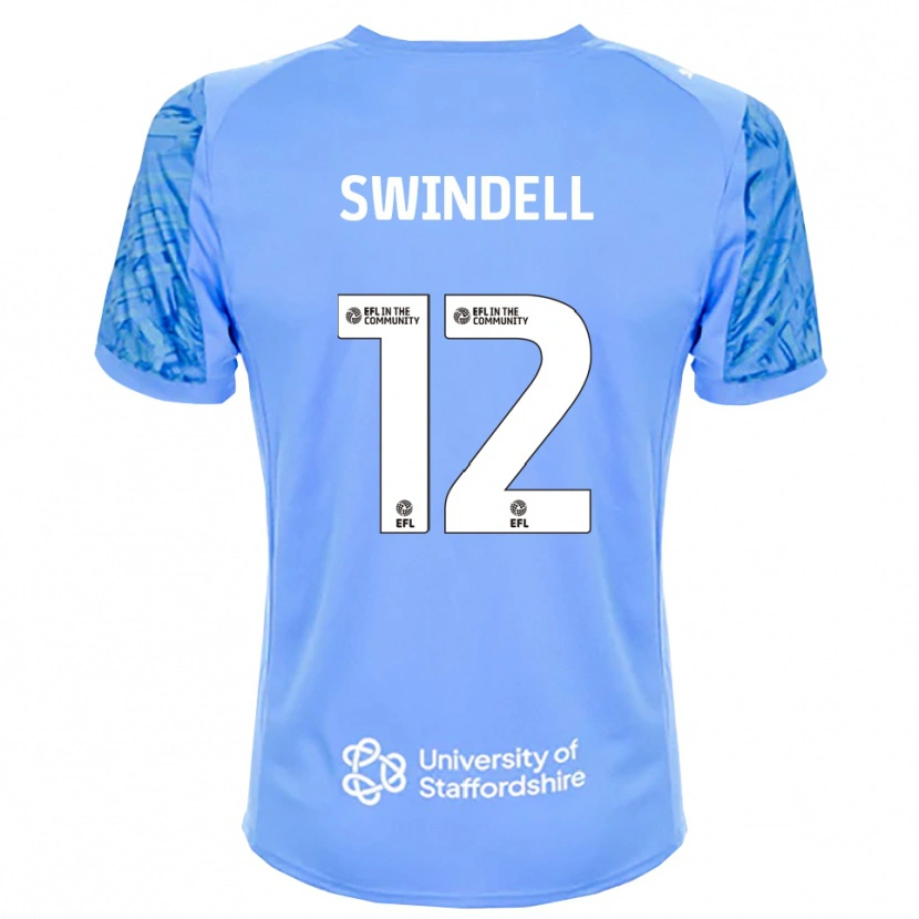 Danxen Dzieci Chloe Swindell #12 Królewski Błękit Koszulka Bramkarska 2025/26