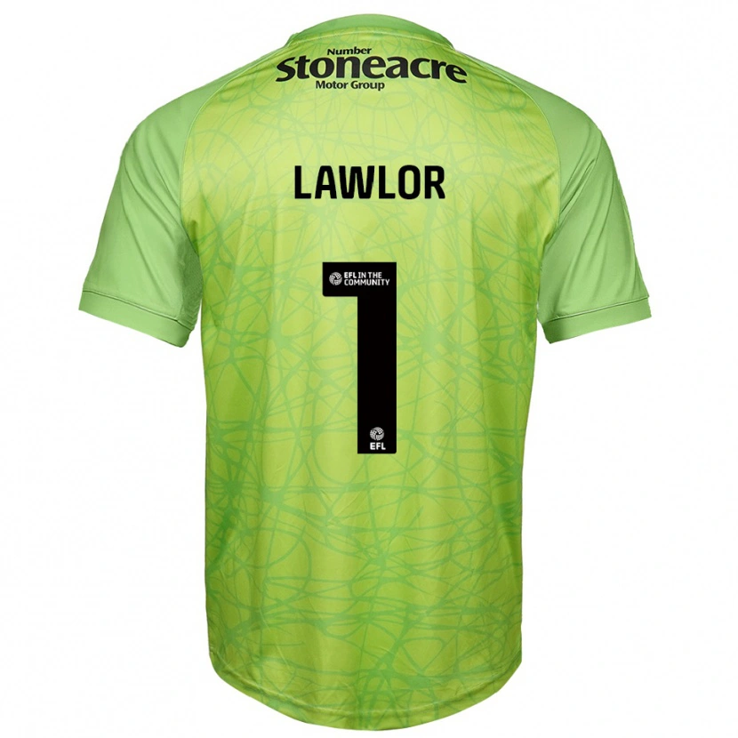 Danxen Dzieci Ian Lawlor #1 Jasnozielony Koszulka Bramkarska 2025/26