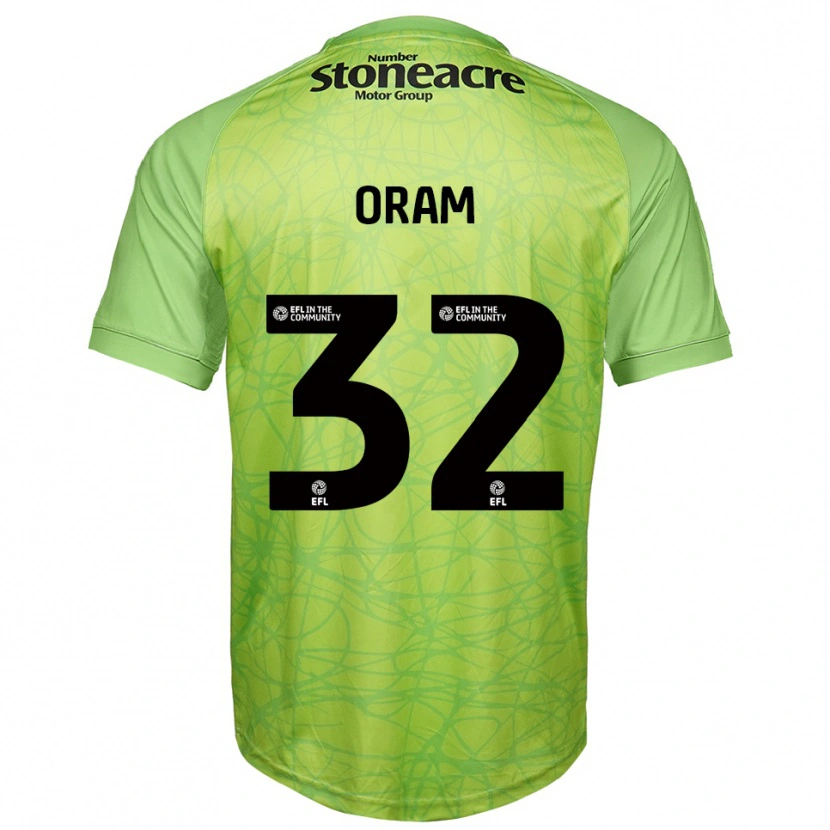 Danxen Dzieci Jake Oram #32 Jasnozielony Koszulka Bramkarska 2025/26