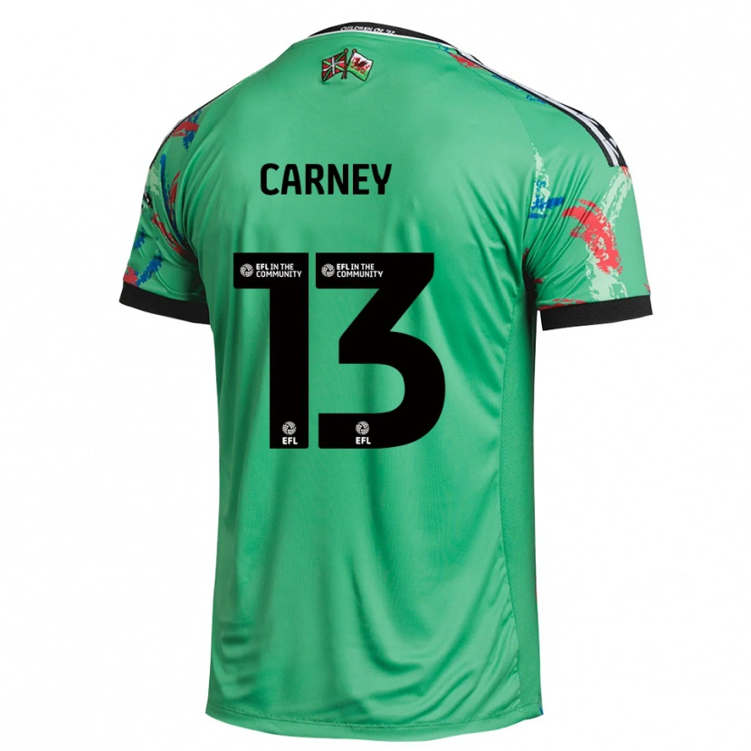 Danxen Dzieci Jacob Carney #13 Czerwono Zielony Koszulka Bramkarska 2025/26