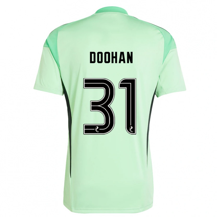 Danxen Dzieci Ross Doohan #31 Czarny Jasny Zielony Koszulka Bramkarska 2025/26