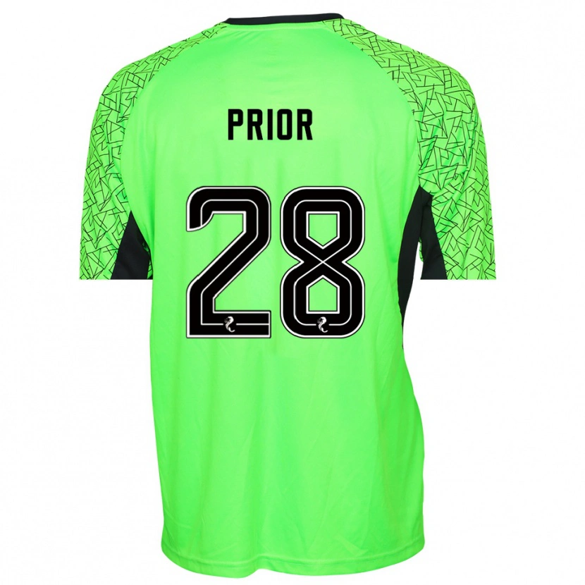 Danxen Dzieci Jérôme Prior #28 Czarny Zielony Koszulka Bramkarska 2025/26
