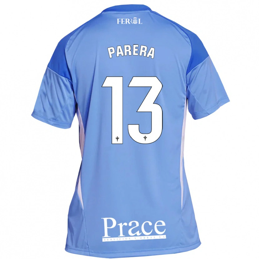 Danxen Dzieci Miquel Parera #13 Jasnoniebieski Biały Koszulka Bramkarska 2025/26