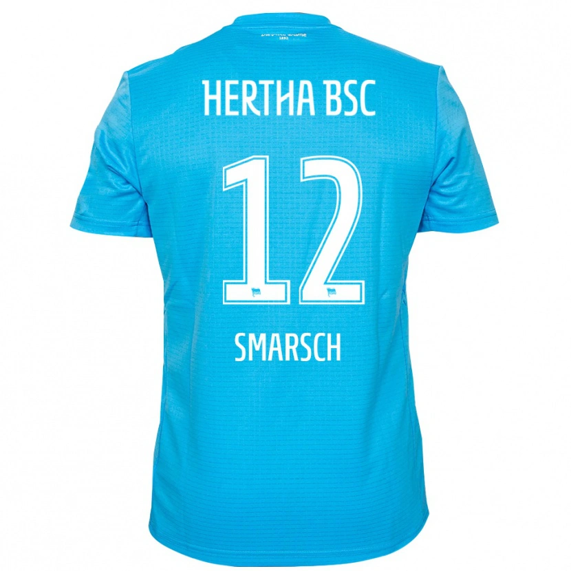 Danxen Dzieci Dennis Smarsch #12 Jasnoniebieski Biały Koszulka Bramkarska 2025/26