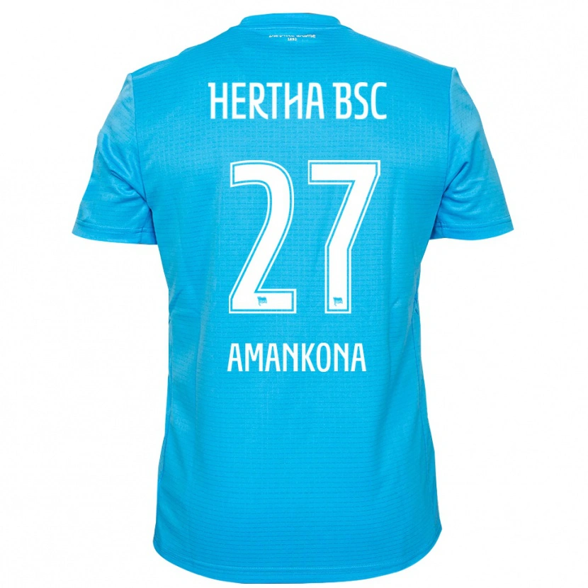 Danxen Dzieci Nash-Daniel Amankona #27 Jasnoniebieski Biały Koszulka Bramkarska 2025/26
