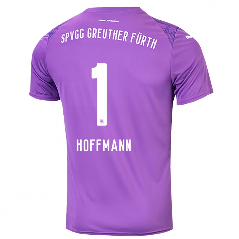Danxen Dzieci Simon Hoffmann #1 Fioletowy Biały Koszulka Bramkarska 2025/26