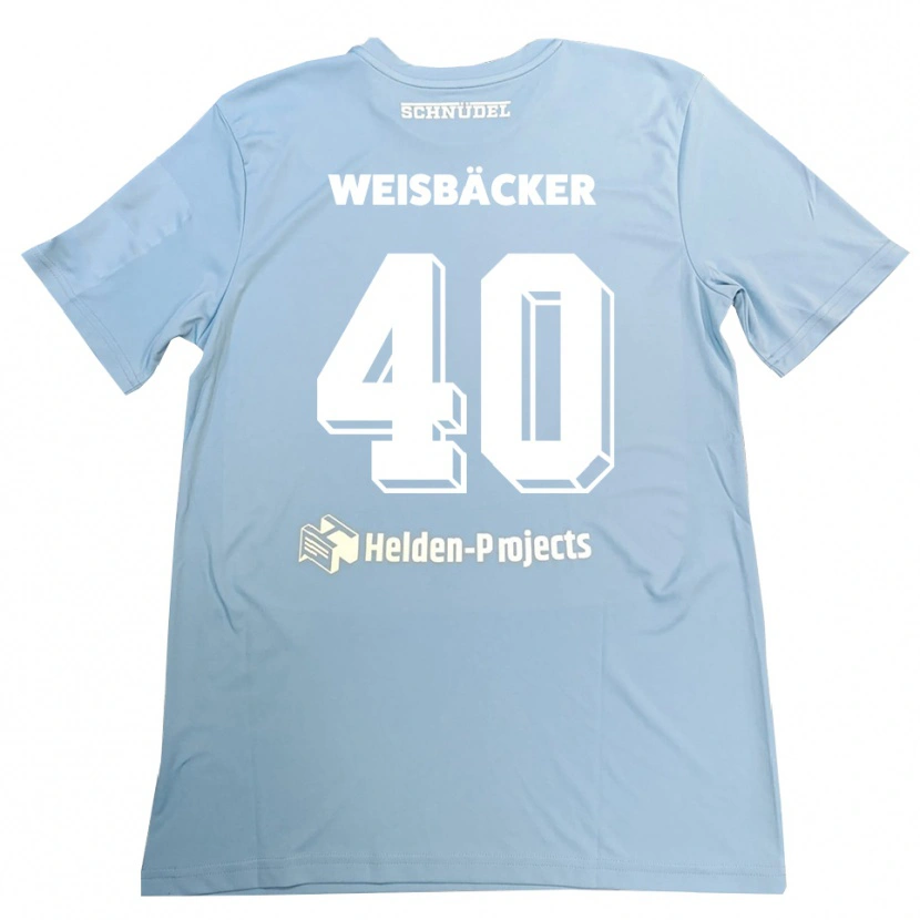Danxen Dzieci Maximilian Weisbäcker #40 Niebiesko-Szary Koszulka Bramkarska 2025/26