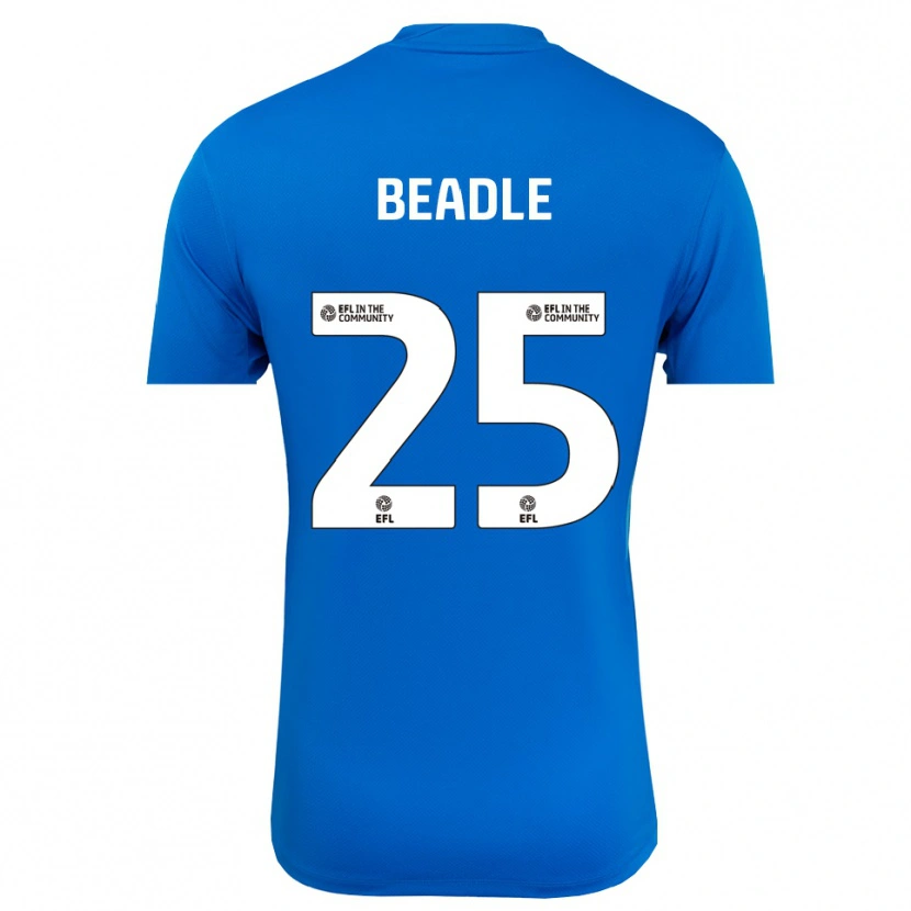 Danxen Dzieci James Beadle #25 Niebiesko-Biały Koszulka Bramkarska 2025/26