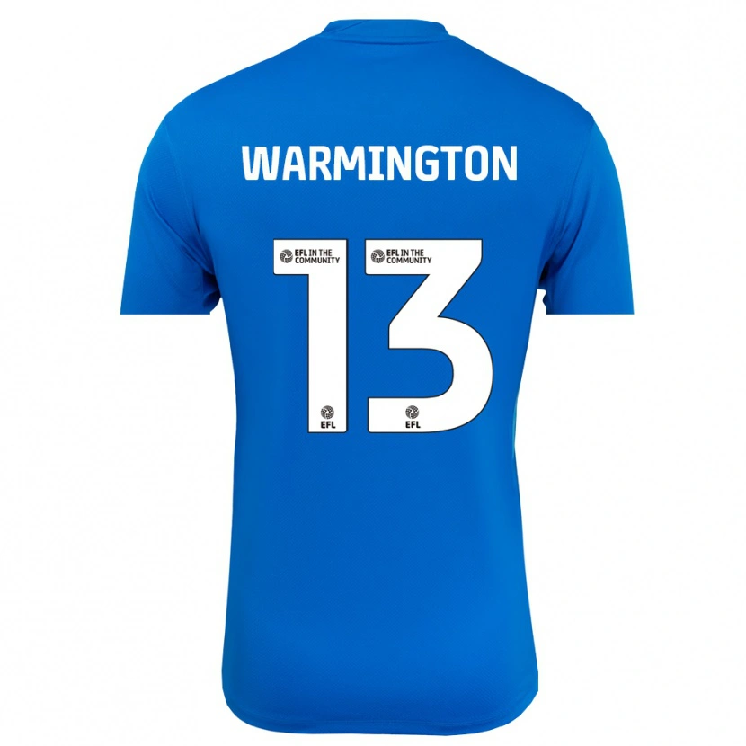 Danxen Dzieci Tyrese Warmington #13 Niebiesko-Biały Koszulka Bramkarska 2025/26