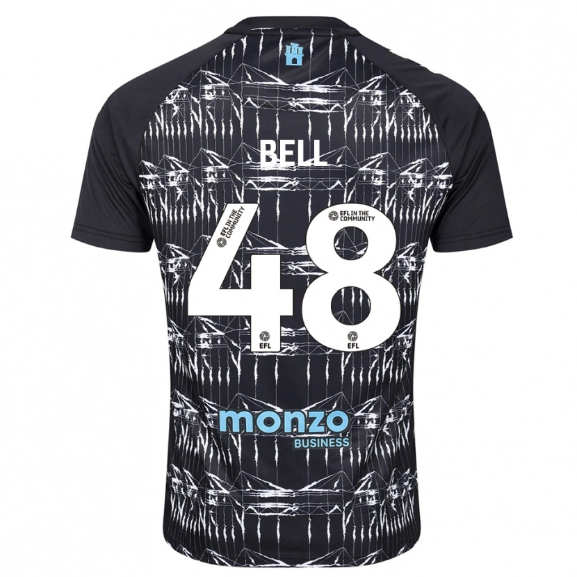 Danxen Dzieci Luke Bell #48 Niebiesko-Czarny Koszulka Bramkarska 2025/26