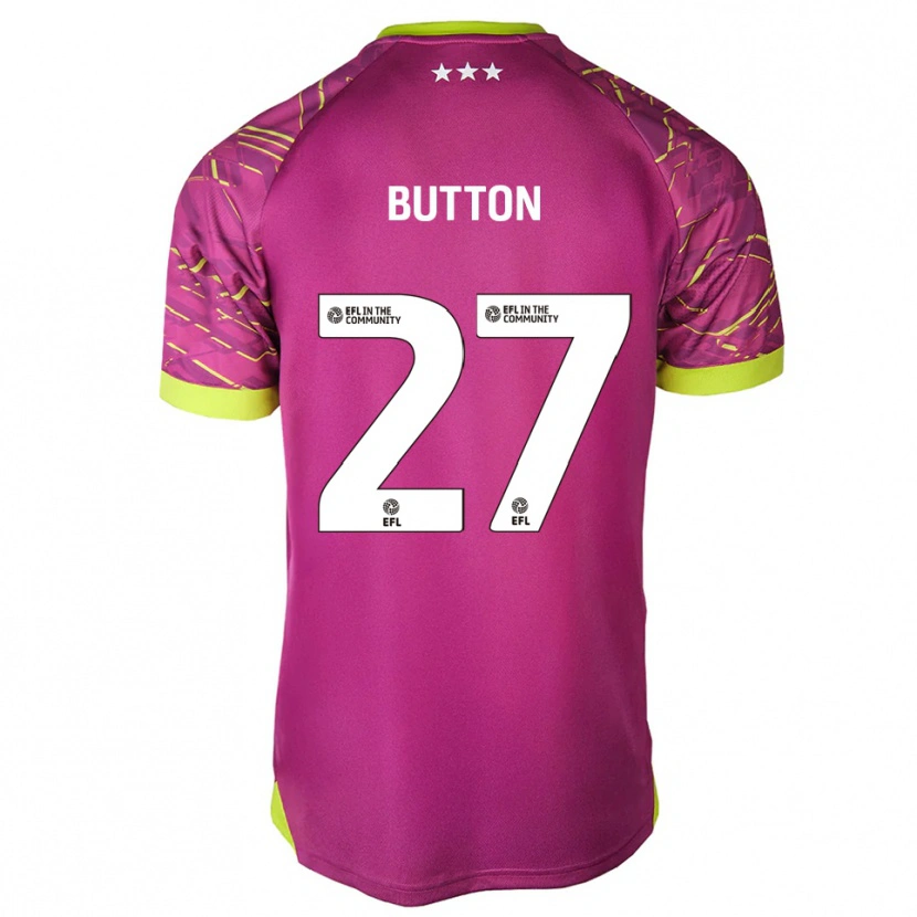 Danxen Dzieci David Button #27 Czerwień Średniego Fioletu Koszulka Bramkarska 2025/26