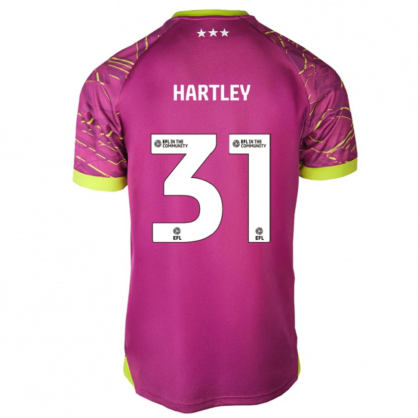 Danxen Dzieci Laura Hartley #31 Czerwień Średniego Fioletu Koszulka Bramkarska 2025/26