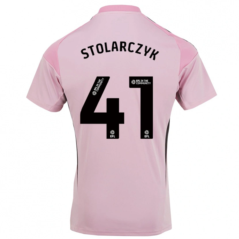 Danxen Dzieci Jakub Stolarczyk #41 Róż Wiśniowy Koszulka Bramkarska 2025/26