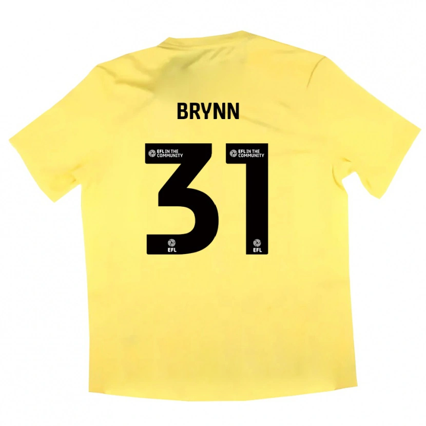 Danxen Dzieci Sol Brynn #31 Żółto-Czarny Koszulka Bramkarska 2025/26