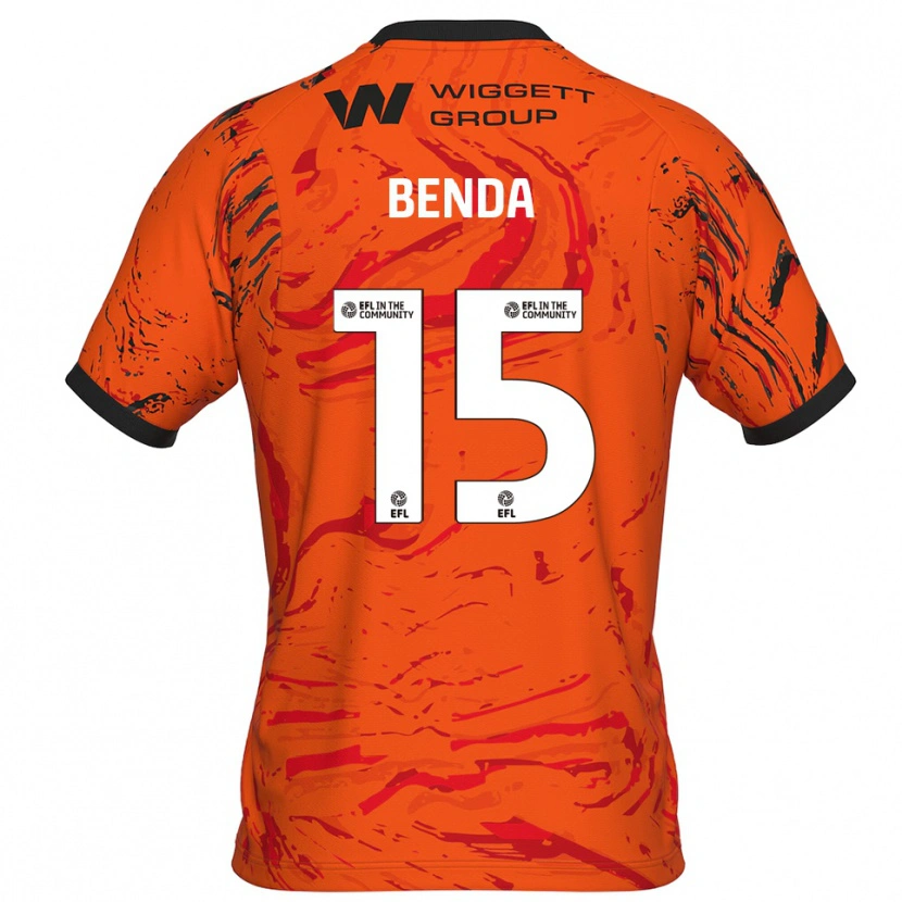 Danxen Dzieci Steven Benda #15 Pomarańczowy I Czarny Koszulka Bramkarska 2025/26