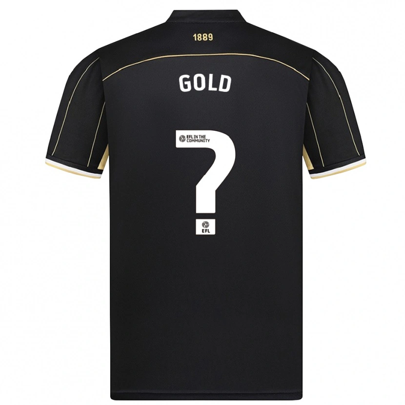 Danxen Dzieci Ethan Gold #0 Czarno-Brązowy Koszulka Bramkarska 2025/26