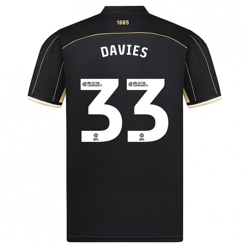 Danxen Dzieci Bethan Davies #33 Czarno-Brązowy Koszulka Bramkarska 2025/26