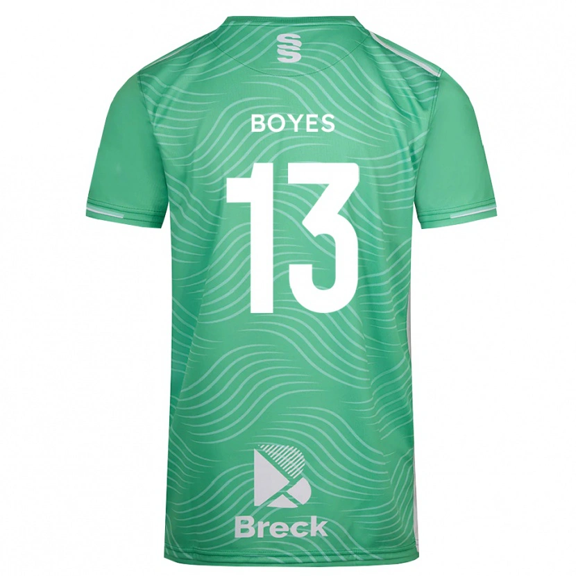Danxen Dzieci Patrick Boyes #13 Turkusowy Średni Koszulka Bramkarska 2025/26