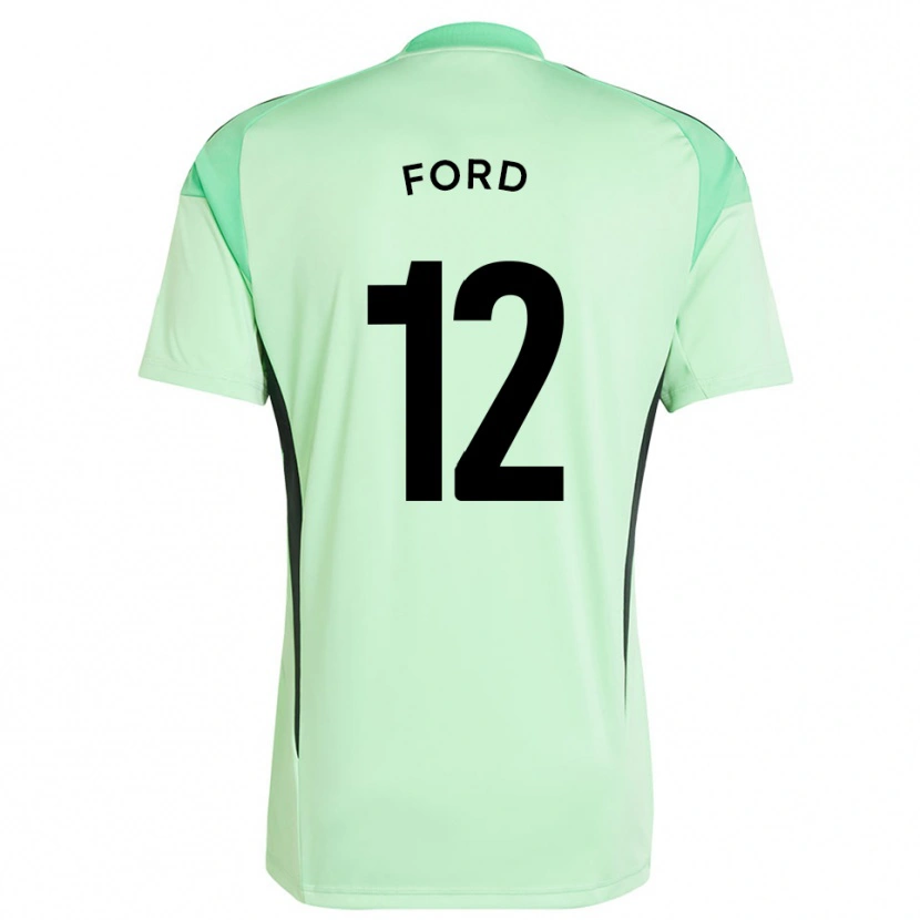 Danxen Dzieci Nathaniel Ford #12 Czarno-Trawiasty Zielony Koszulka Bramkarska 2025/26