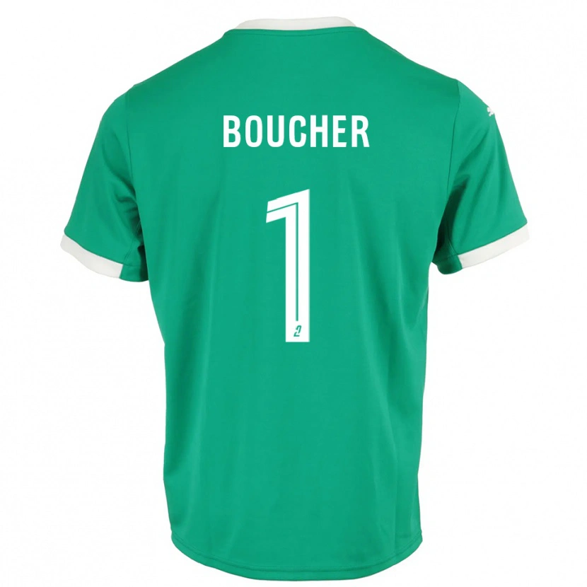 Danxen Dzieci Zacharie Boucher #1 Biało-Zielony Koszulka Bramkarska 2025/26