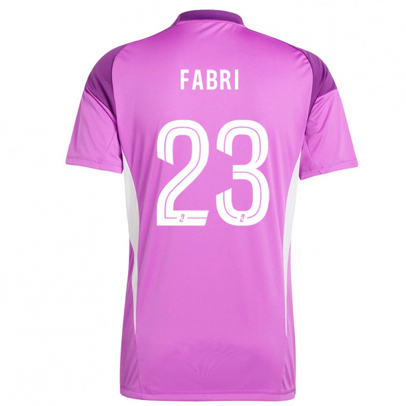Danxen Dzieci Julien Fabri #23 Lawendowy Koszulka Bramkarska 2025/26
