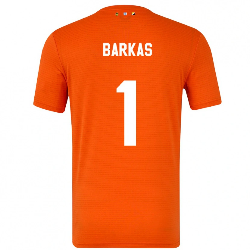 Danxen Dzieci Vasilios Barkas #1 Pomarańczowy Czarny Koszulka Bramkarska 2025/26
