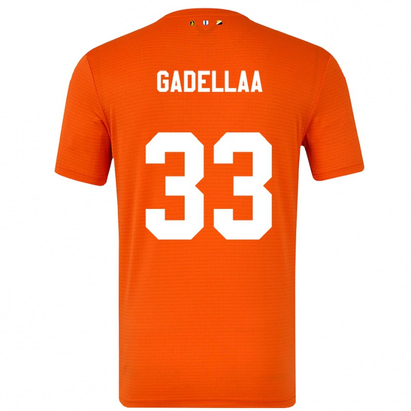 Danxen Dzieci Kevin Gadellaa #33 Pomarańczowy Czarny Koszulka Bramkarska 2025/26