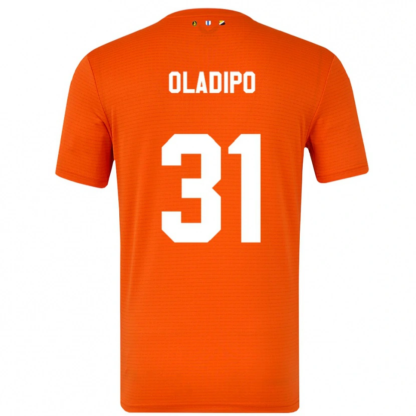Danxen Dzieci Laolu Oladipo #31 Pomarańczowy Czarny Koszulka Bramkarska 2025/26