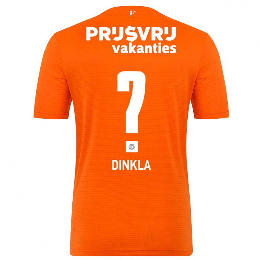Danxen Dzieci Claire Dinkla #0 Pomarańczowy Czarny Koszulka Bramkarska 2025/26