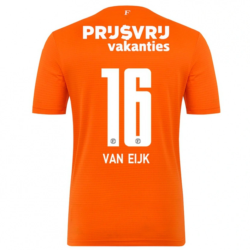 Danxen Dzieci Roos Van Eijk #16 Pomarańczowy Czarny Koszulka Bramkarska 2025/26