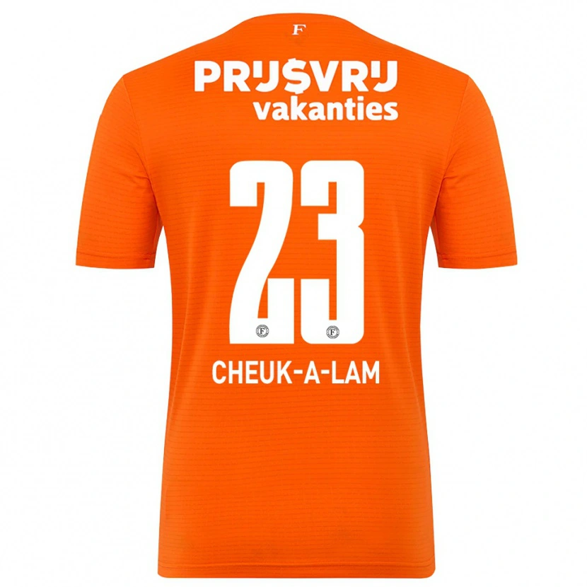Danxen Dzieci Lee-Quincy Cheuk-A-Lam #23 Pomarańczowy Czarny Koszulka Bramkarska 2025/26