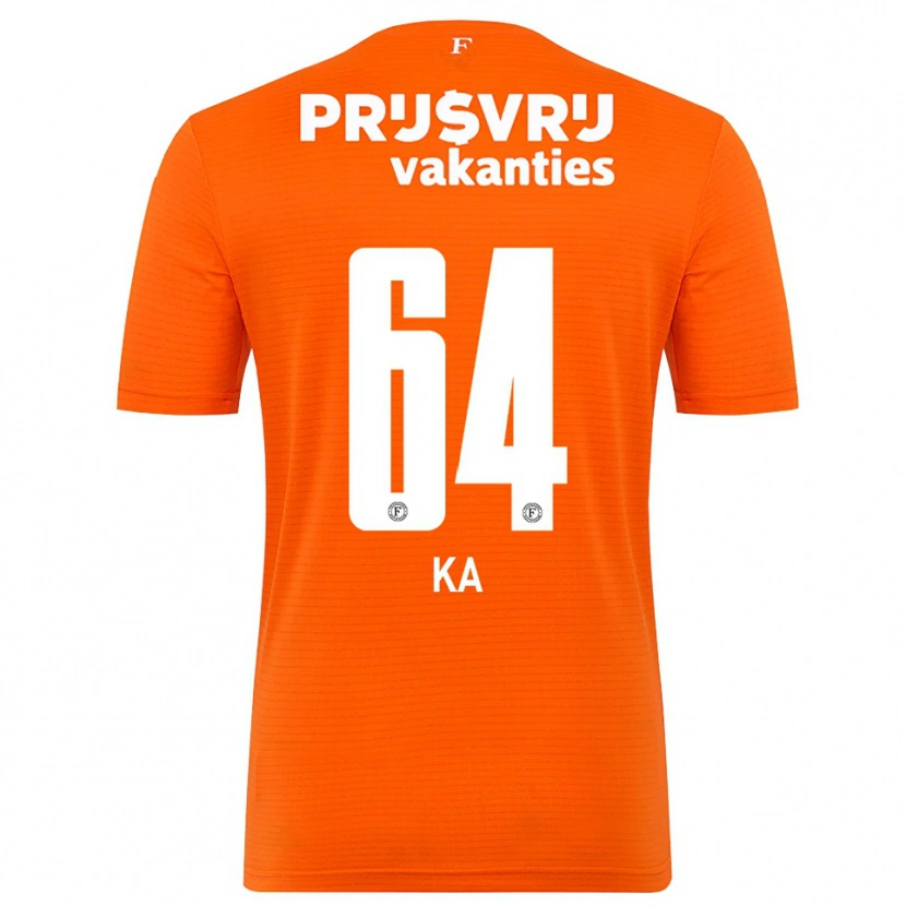 Danxen Dzieci Ismail Ka #64 Pomarańczowy Czarny Koszulka Bramkarska 2025/26