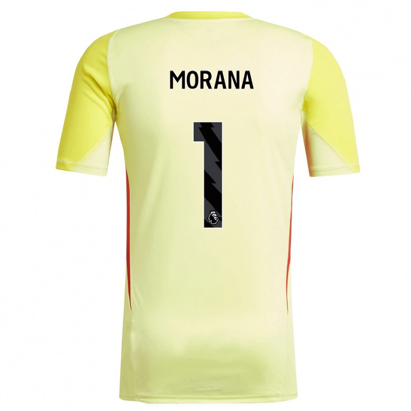 Danxen Dzieci Nathan Morana #1 Żółty Czerwony Koszulka Bramkarska 2025/26