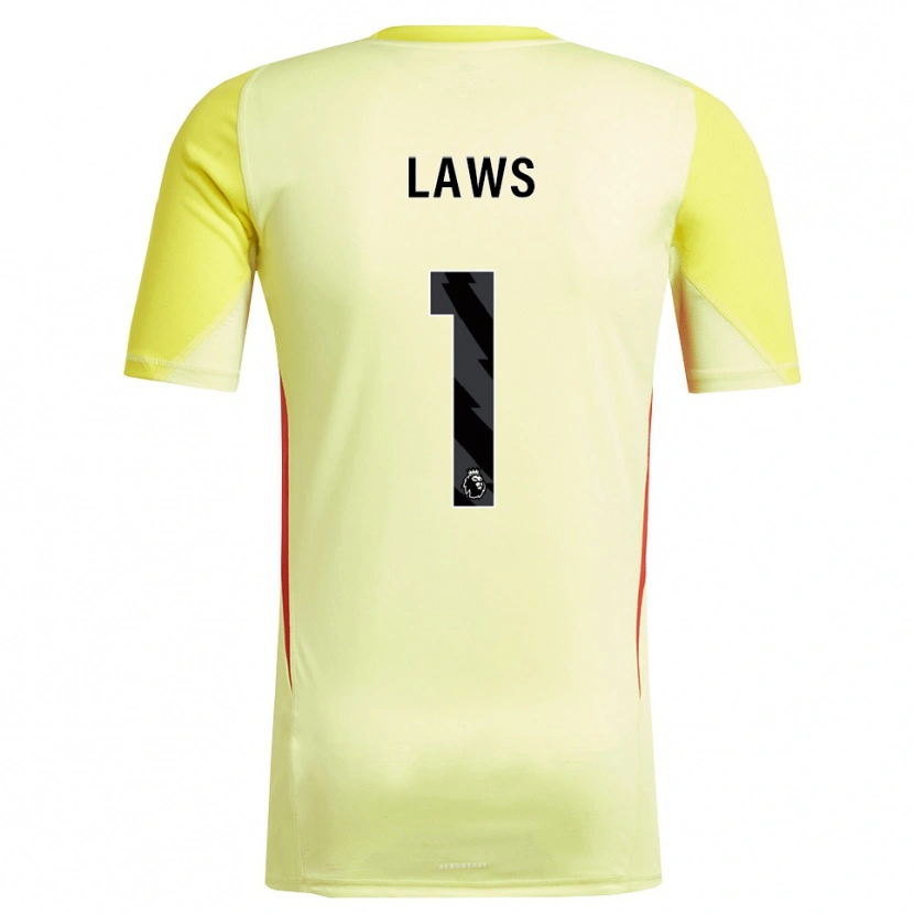 Danxen Dzieci Rachael Laws #1 Żółty Czerwony Koszulka Bramkarska 2025/26