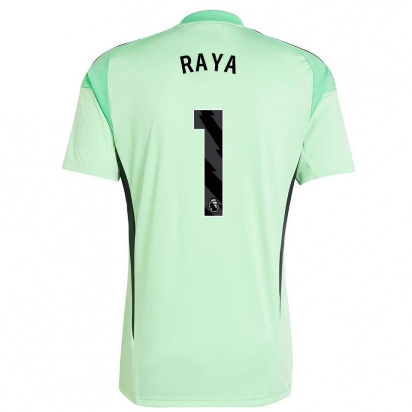 Danxen Dzieci David Raya #1 Jasnozielony Czarny Koszulka Bramkarska 2025/26