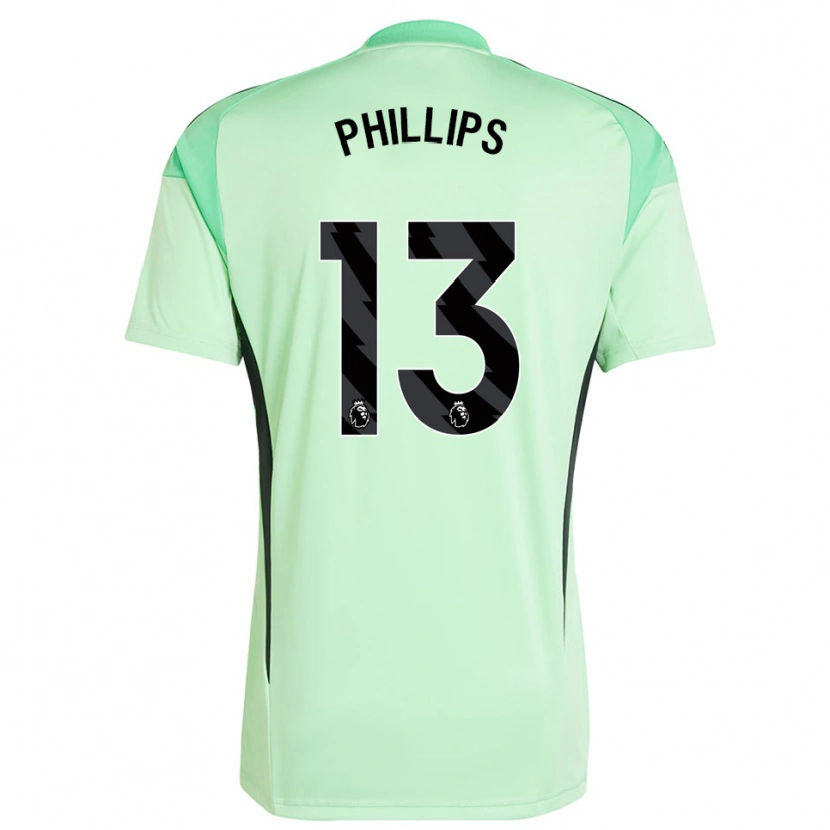 Danxen Dzieci Charlie Phillips #13 Jasnozielony Czarny Koszulka Bramkarska 2025/26