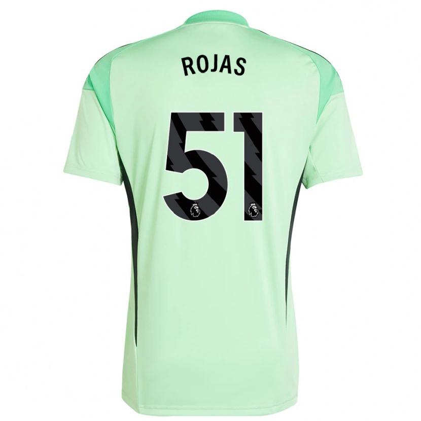 Danxen Dzieci Alexéi Rojas #51 Jasnozielony Czarny Koszulka Bramkarska 2025/26