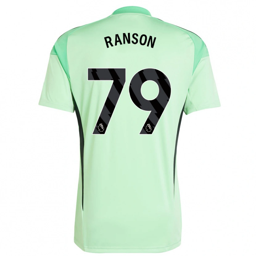 Danxen Dzieci Khari Ranson #79 Jasnozielony Czarny Koszulka Bramkarska 2025/26