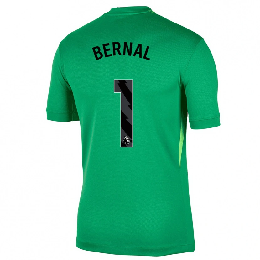 Danxen Dzieci Freddy Bernal #1 Zielony Czarny Koszulka Bramkarska 2025/26
