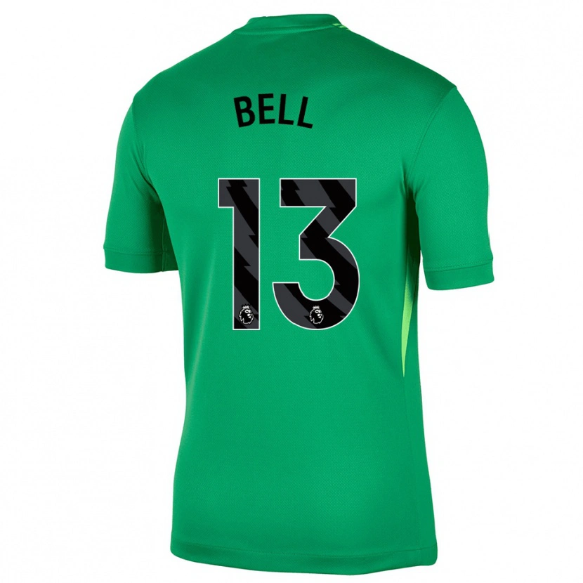 Danxen Dzieci Toby Bell #13 Zielony Czarny Koszulka Bramkarska 2025/26
