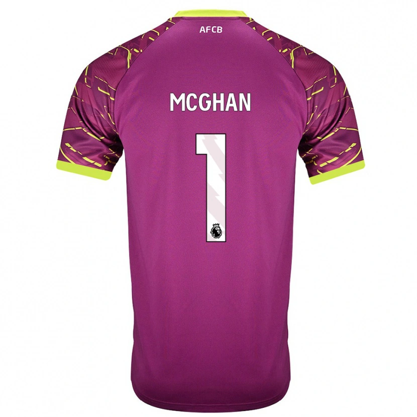 Danxen Dzieci Hayden McGhan #1 Ciemna Magenta Koszulka Bramkarska 2025/26