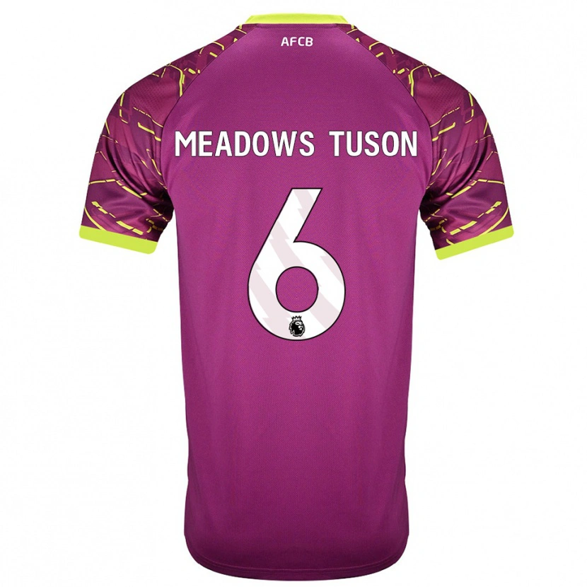 Danxen Dzieci Freya Meadows Tuson #6 Ciemna Magenta Koszulka Bramkarska 2025/26