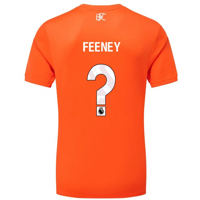 Danxen Dzieci Callum Feeney #0 Pomarańczowy Biały Koszulka Bramkarska 2025/26