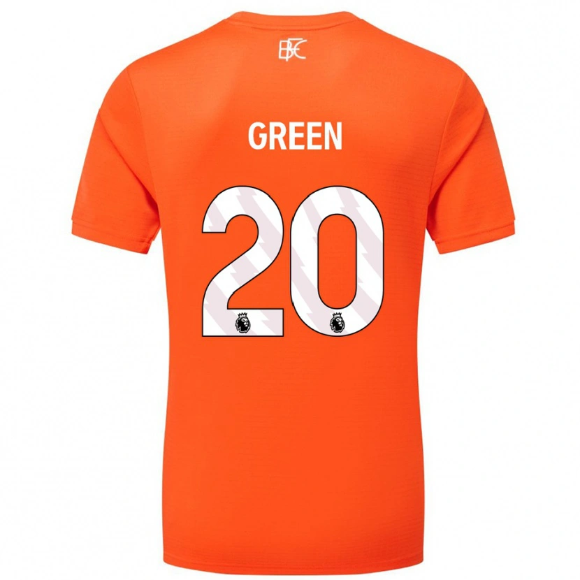 Danxen Dzieci Etienne Green #20 Pomarańczowy Biały Koszulka Bramkarska 2025/26