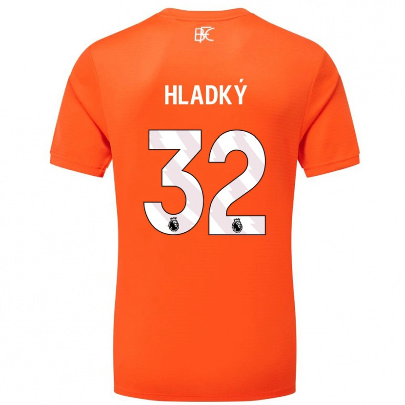 Danxen Dzieci Vaclav Hladky #32 Pomarańczowy Biały Koszulka Bramkarska 2025/26