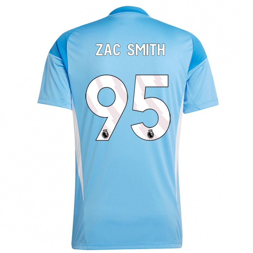 Danxen Dzieci Zac Smith #95 Niebieski Biały Koszulka Bramkarska 2025/26