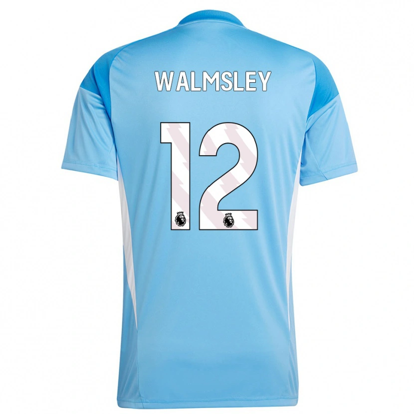 Danxen Dzieci Joseph Walmsley #12 Niebieski Biały Koszulka Bramkarska 2025/26