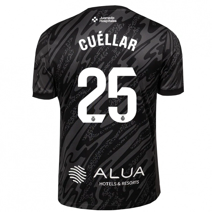 Danxen Dzieci Iván Cuéllar #25 Ciemno Szaro Czarny Koszulka Bramkarska 2025/26